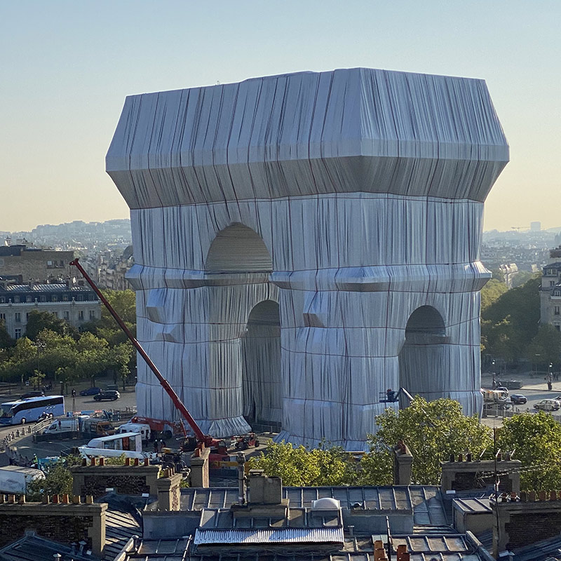 Base de vie du projet Christo