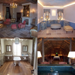 Restructuation lourde avec agrandissement ; Rénovation et décoration d'un chateau du XVI ème siècle - Dordogne